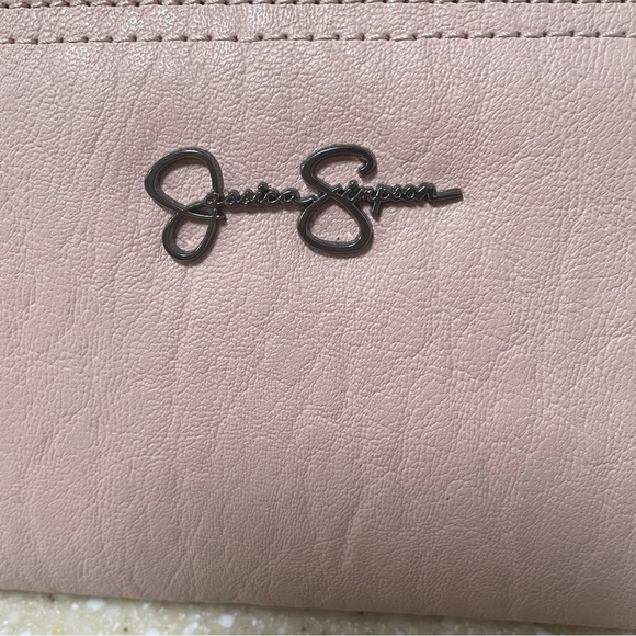 Jessica Simpson Pink Black Animal Print Wallet - Picture 4 of 10